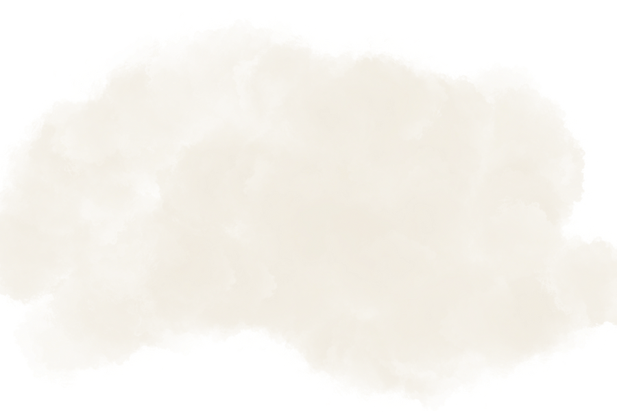 Soft Cream Abstract Stain